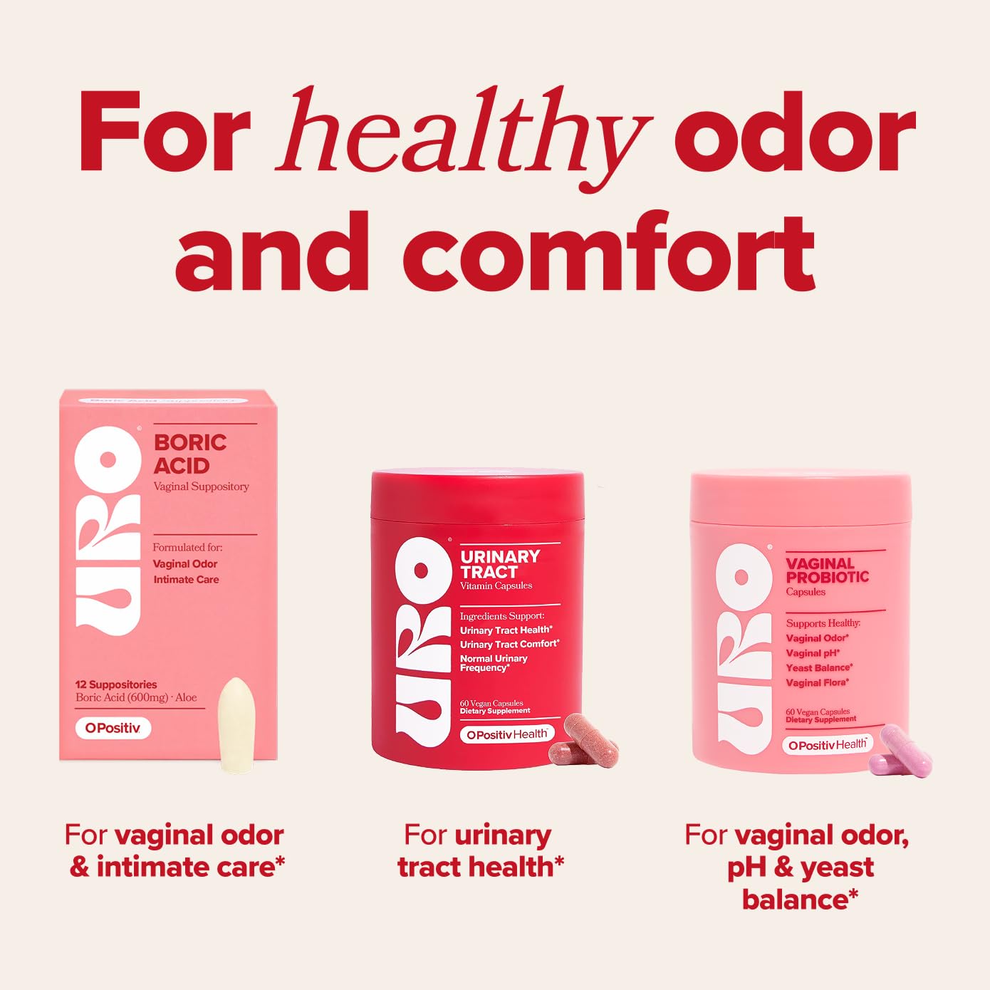 O Positiv URO travel pack for wellness on trips