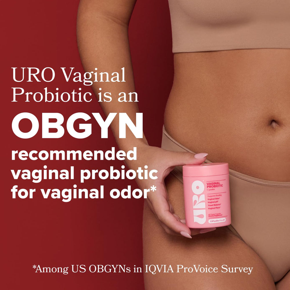 O Positiv URO woman using the routine in daily self-care.