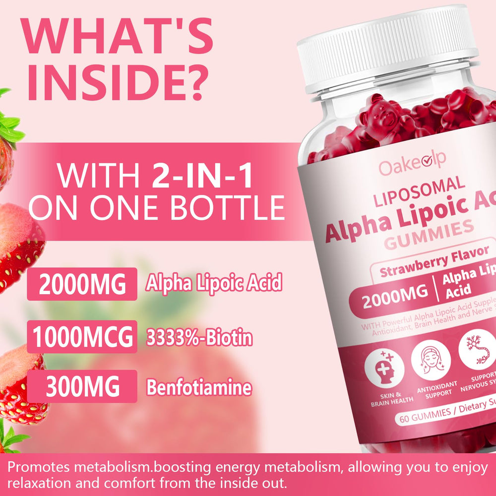 Oakevlp formula with Biotin and Benfotiamine for holistic wellness support