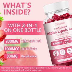 Oakevlp formula with Biotin and Benfotiamine for holistic wellness support