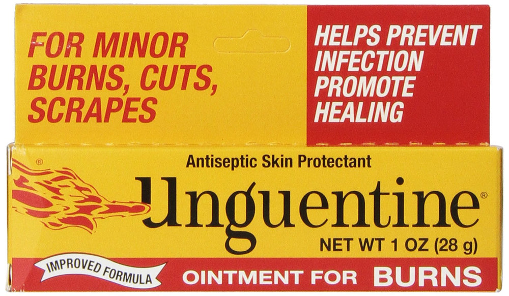 Oakhurst Co. Unguentine packaging assortment for versatile home first-aid.