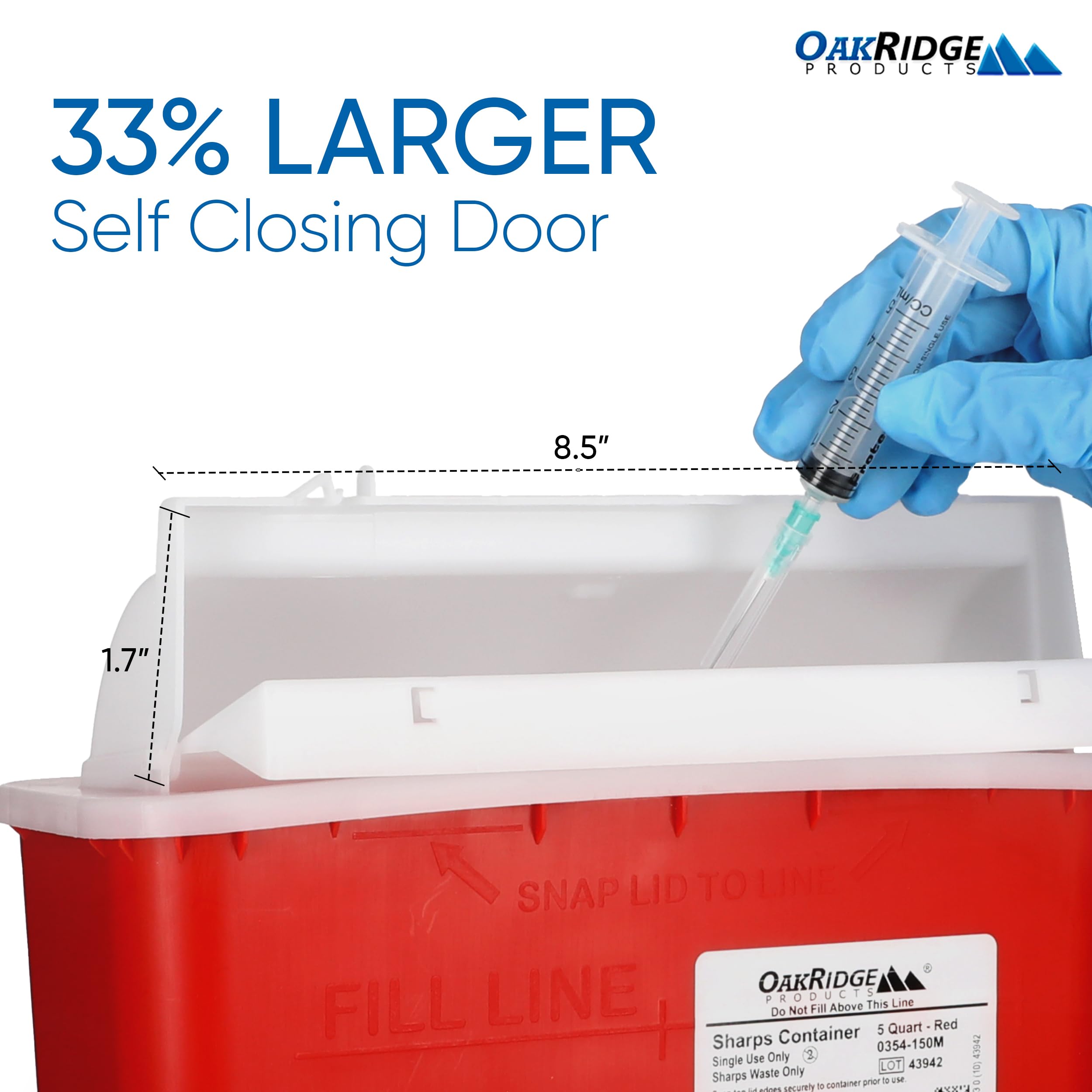 Oakridge five-quart bucket view showing spacious interior.