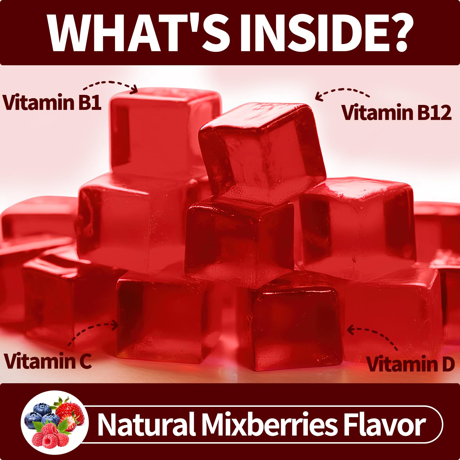 OALSE Thiamine B1 Gummies USA-made label signaling trusted quality