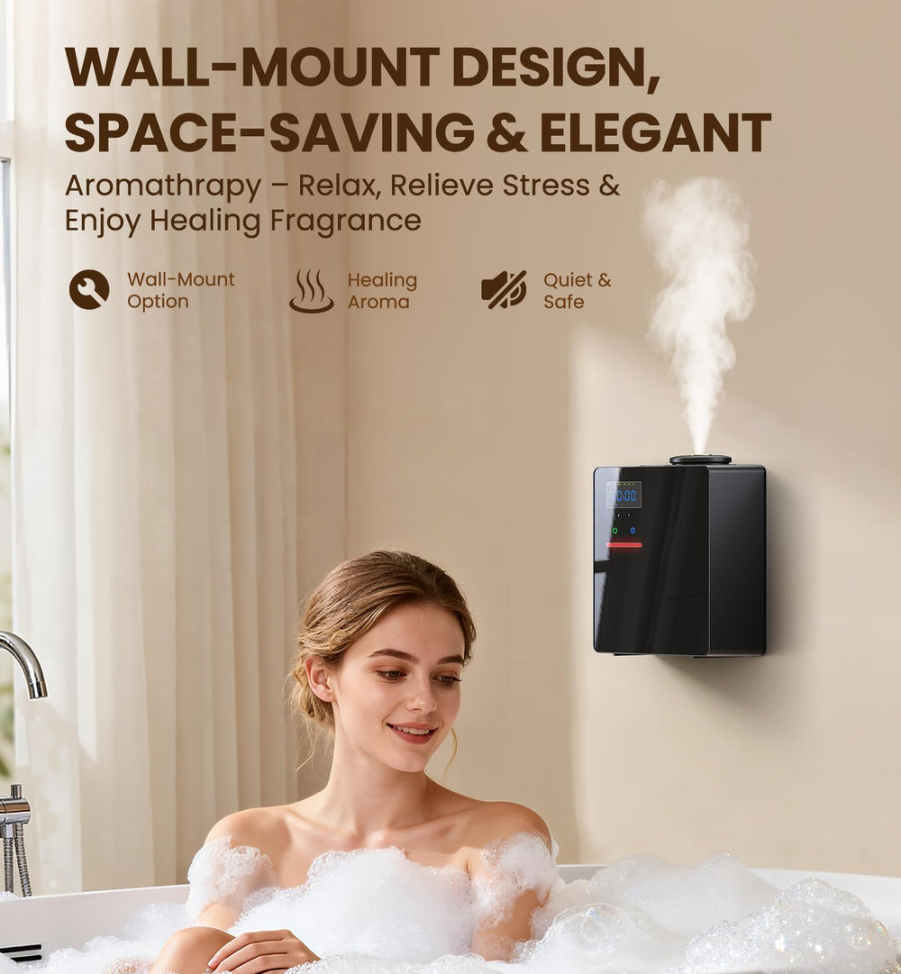 OANDYS diffuser in an office environment provides unobtrusive fragrance.