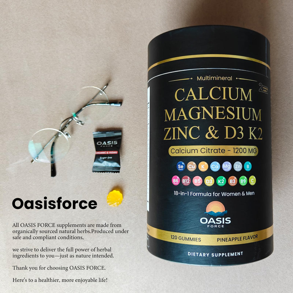 Active adults take OASIS FORCE gummies on the go for convenience