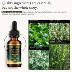 OASIS FORCE drops being dispensed for quick use in immune and gut wellness