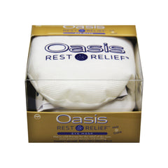 Oasis Rest & Relief eye mask adjustable strap for a customized fit.