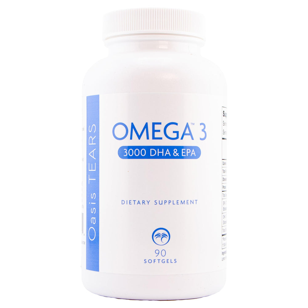 Oasis Tears Omega softgels ready to swallow for daily omega intake