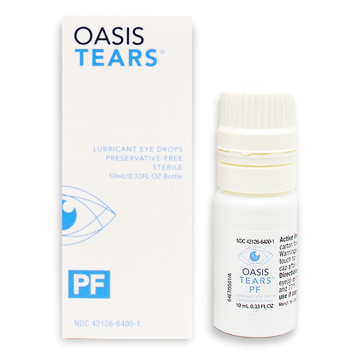Oasis Tears OT6400 bottle with pour tip for easy application and soothing relief.