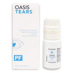 Oasis Tears OT6400 bottle with pour tip for easy application and soothing relief.
