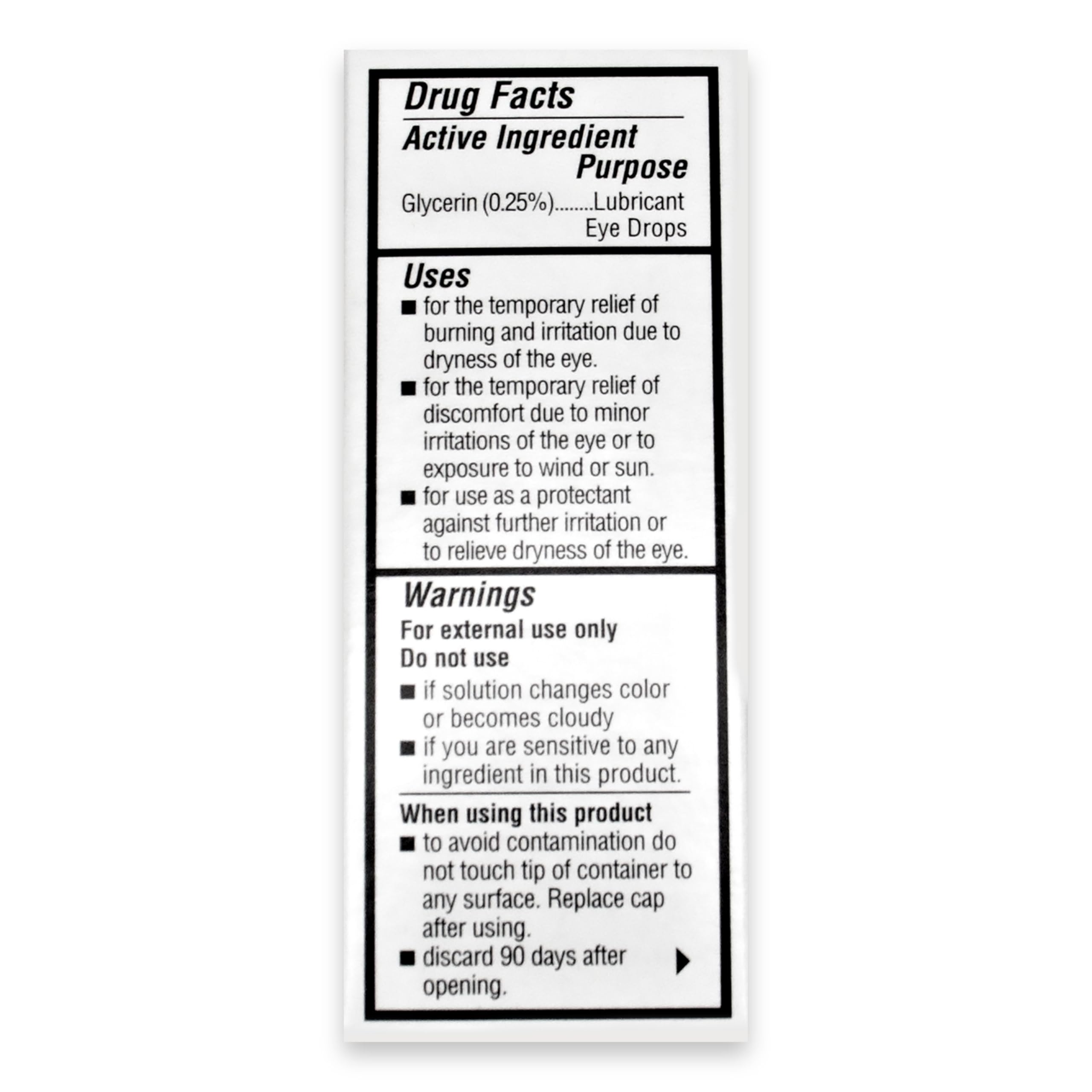 Oasis Tears OT6400 packaging and label emphasis on preservative-free care.
