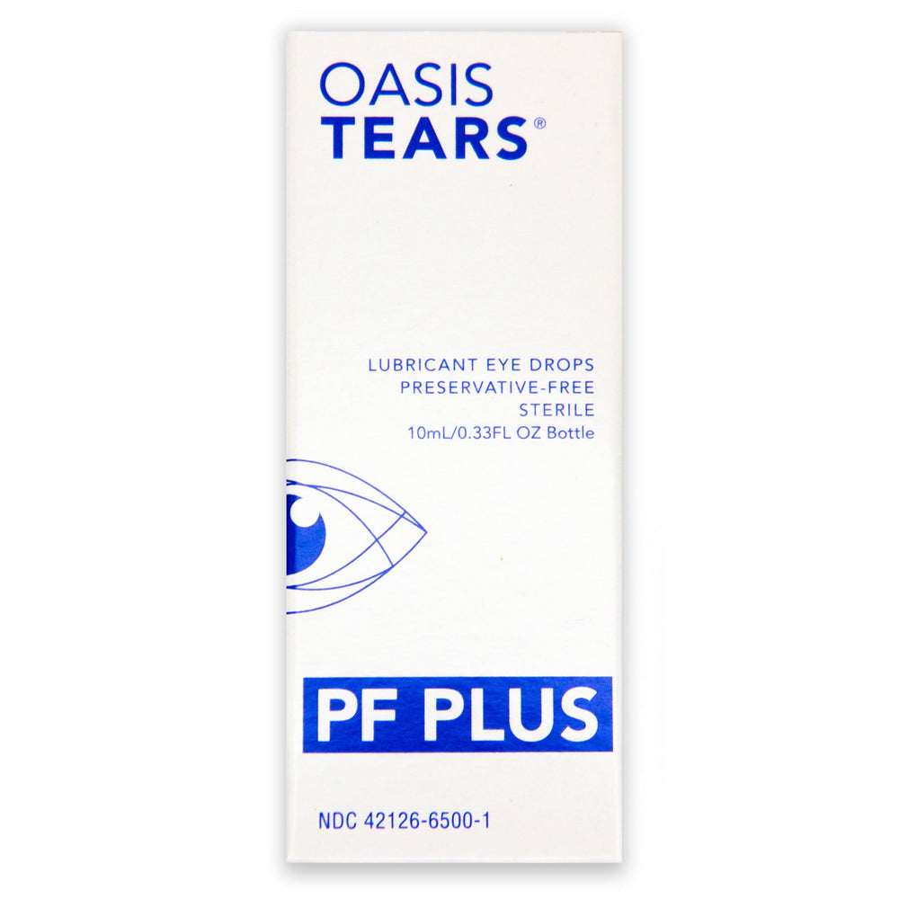 Oasis Tears OT6500 PF Plus protective tip ensures clean multi-dose use.