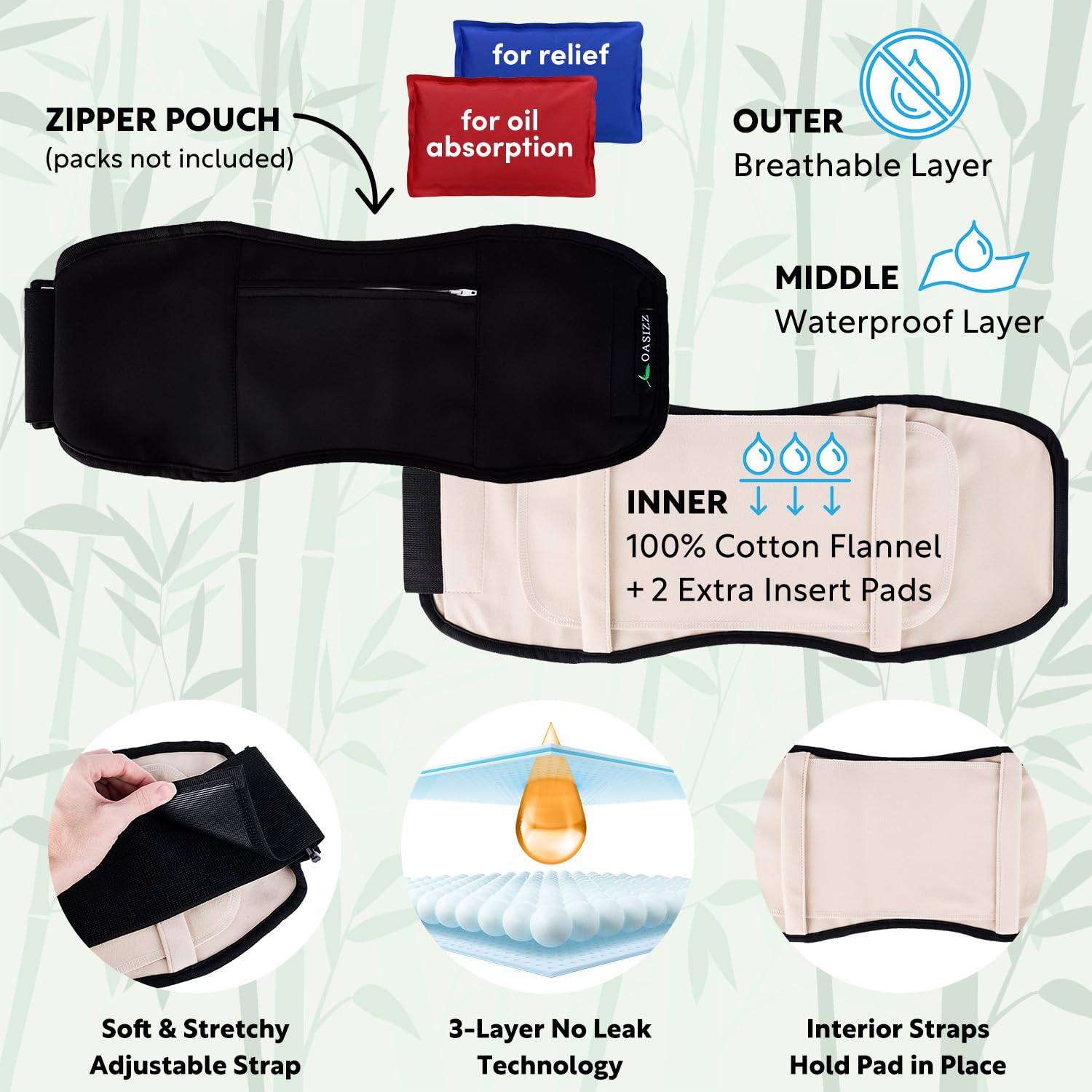 OASIZZ dark fabric hides stains for a sleek, low-maintenance look.