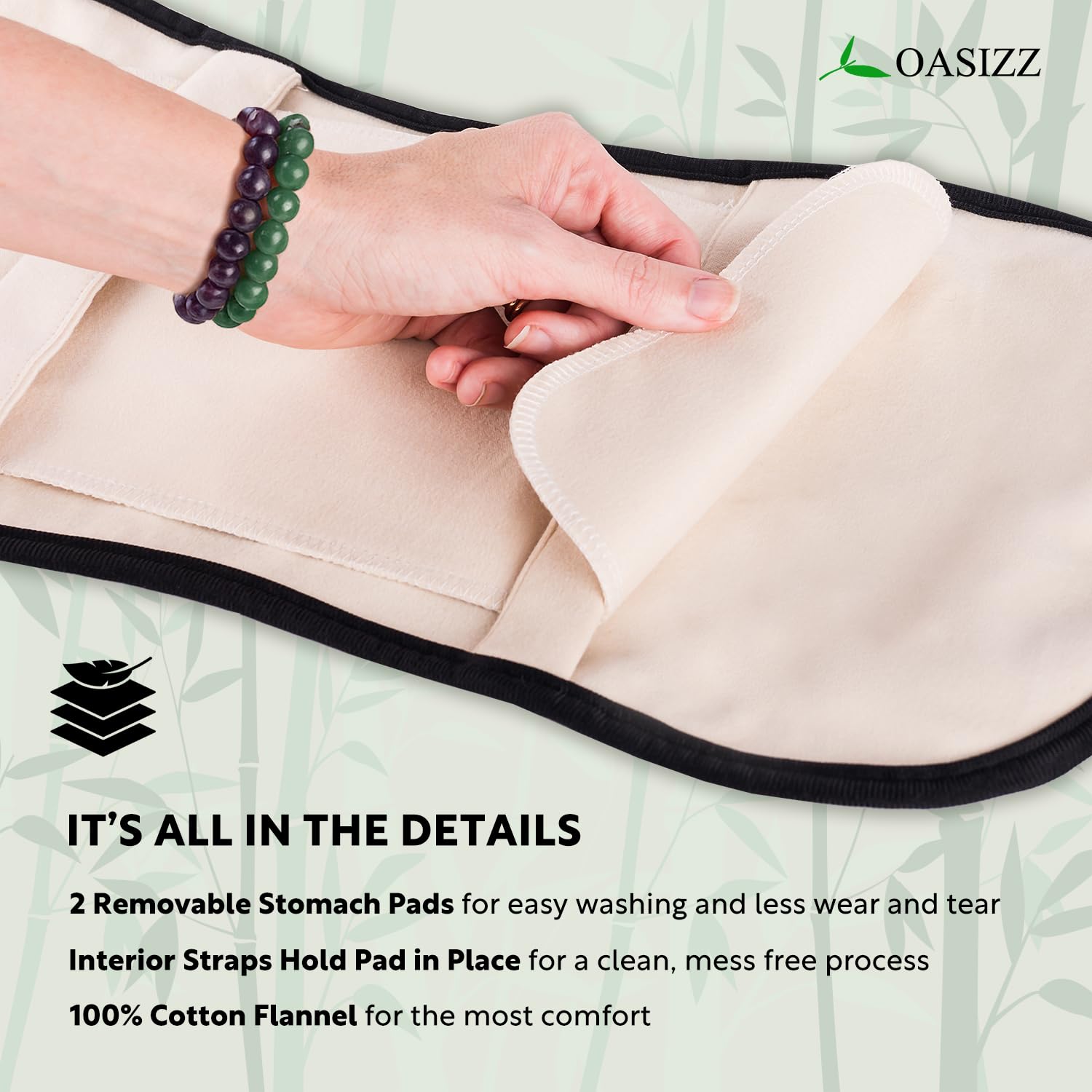 OASIZZ foot wraps delivering snug comfort after sessions