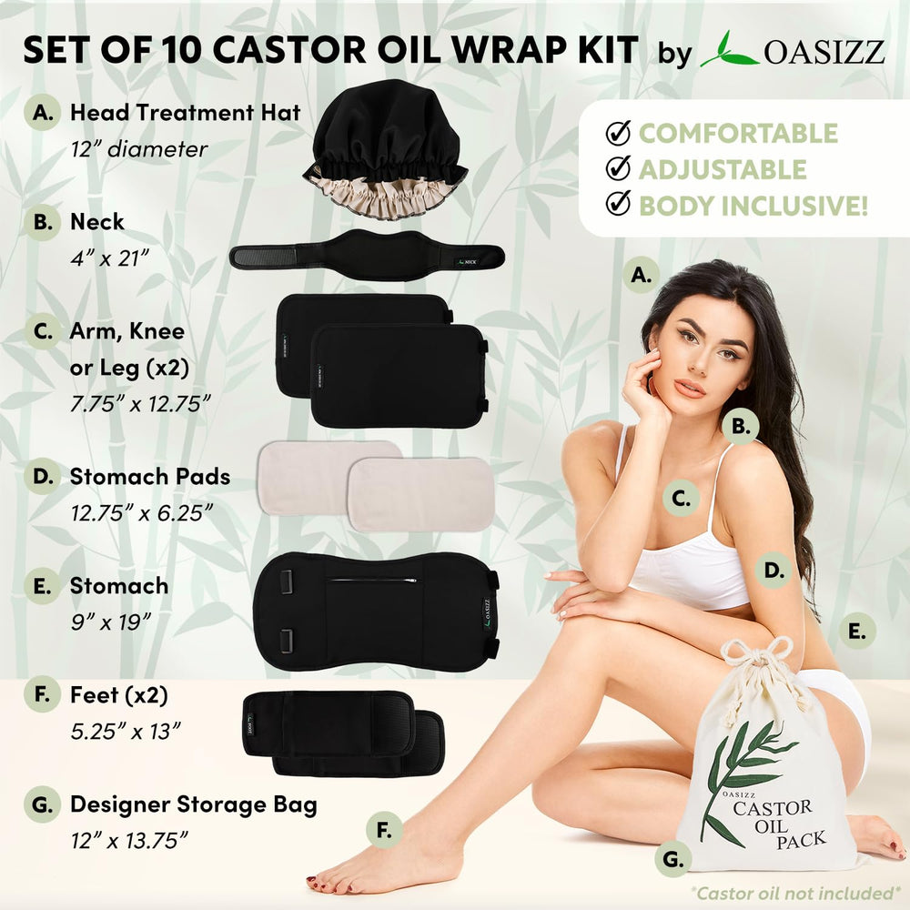OASIZZ head wrap in plush flannel for cozy self-care sessions