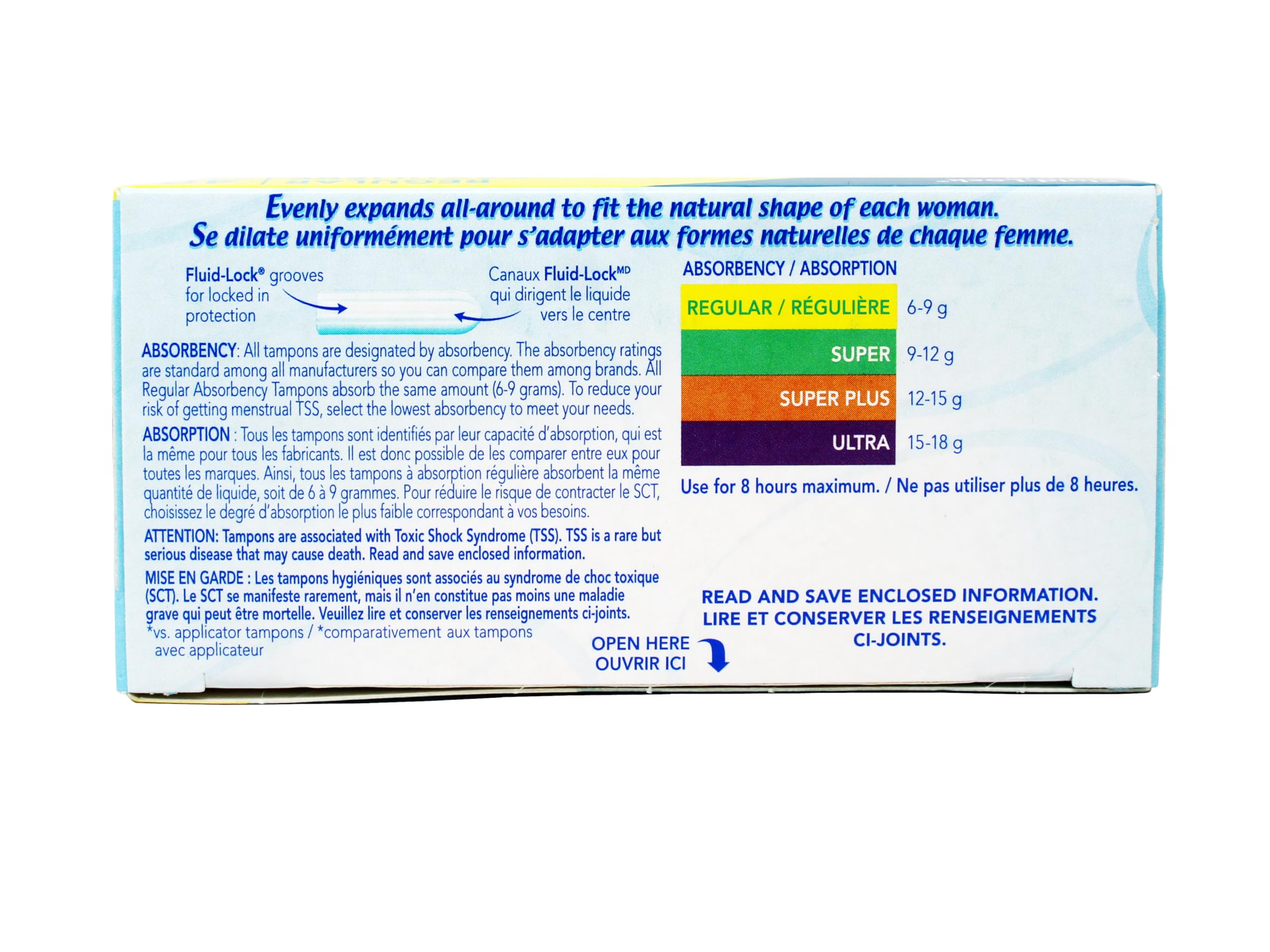 o.b. Pro Comfort compact insertion design supports quick, discreet use