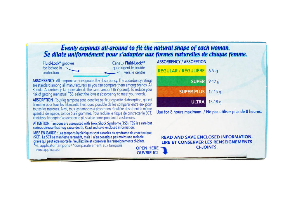 o.b. Pro Comfort compact insertion design supports quick, discreet use