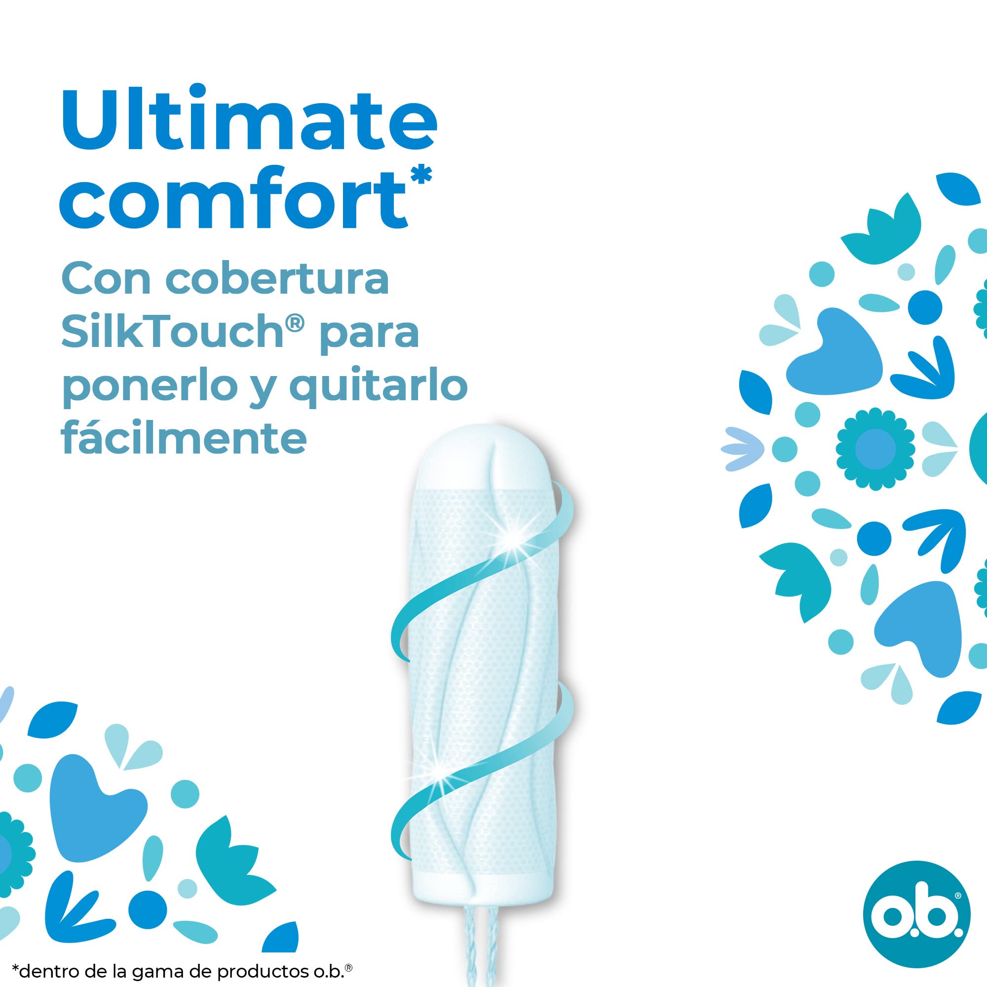 o.b. ProComfort mini tampons fragrance-free for sensitive users