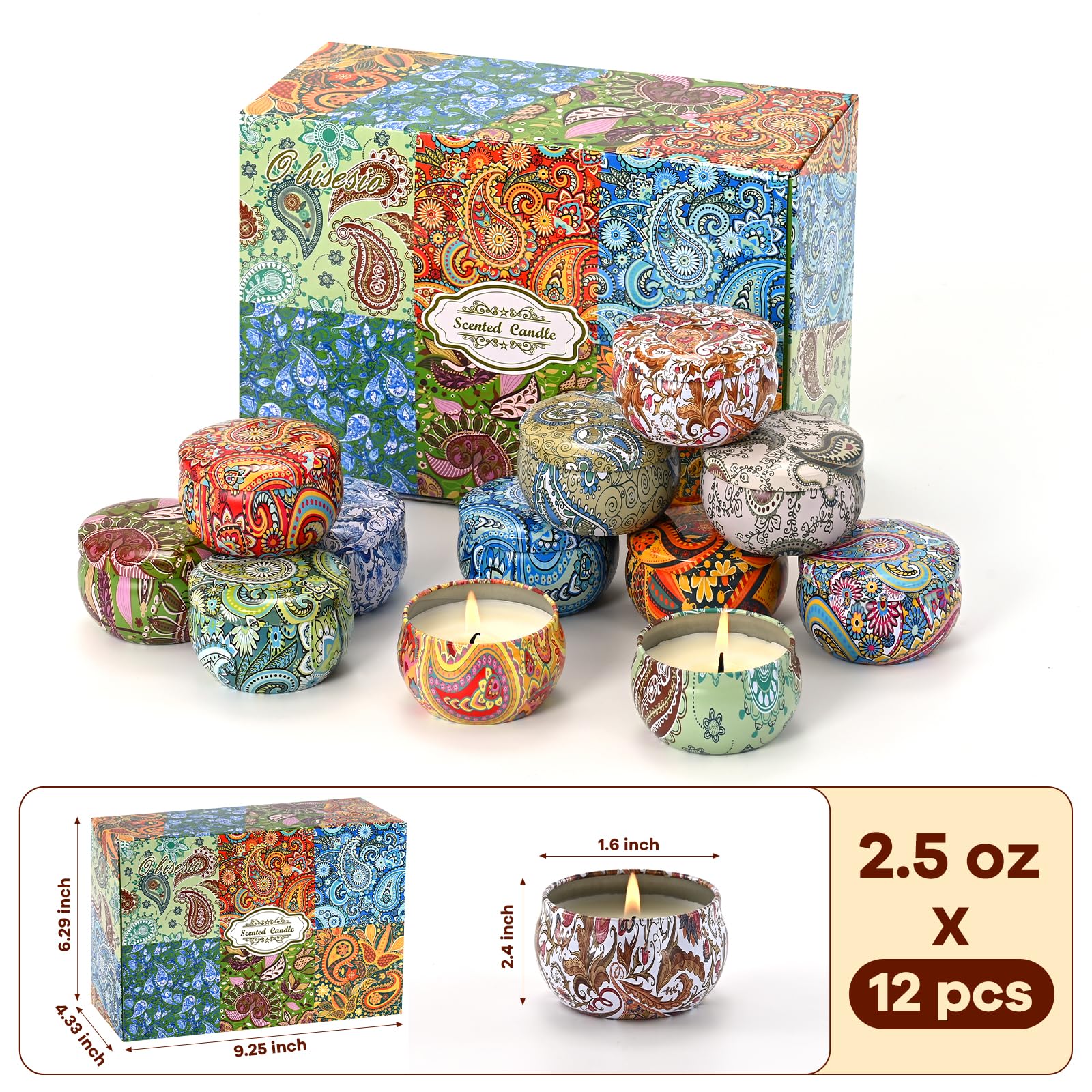 Obisesio reusable candle tin repurposed as jewelry storage or small planter