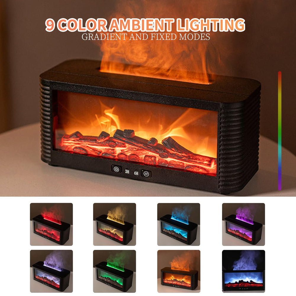 Obociks flame diffuser suits bedrooms and offices for ambience
