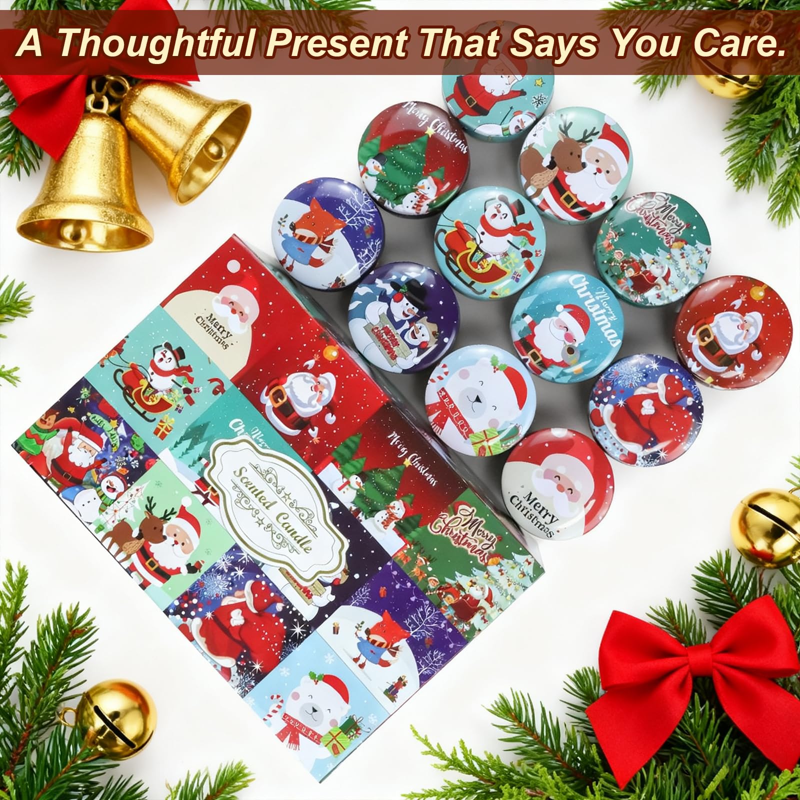 OBXIN Christmas Candle Pine Cones Coffee blends outdoorsy notes with cozy indoor warmth.