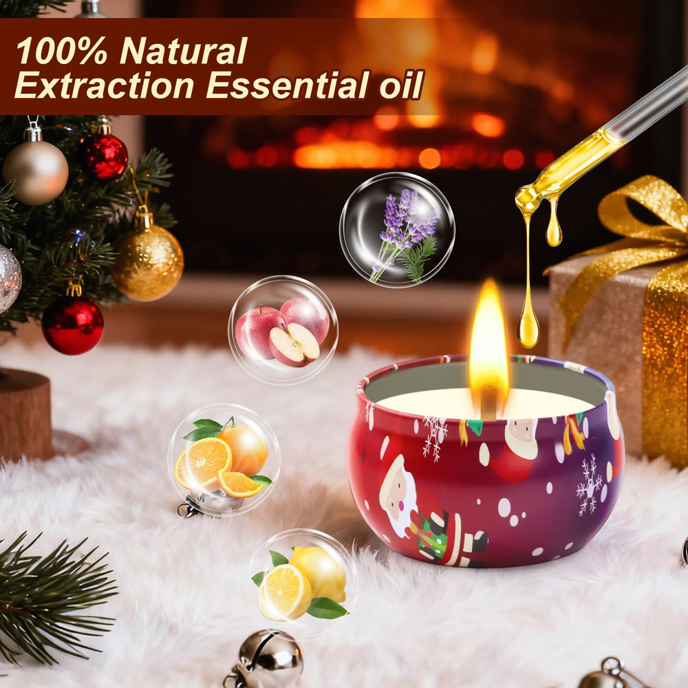 OBXIN Christmas Candle Winter Fir evokes forest air, perfect for cozy decor.
