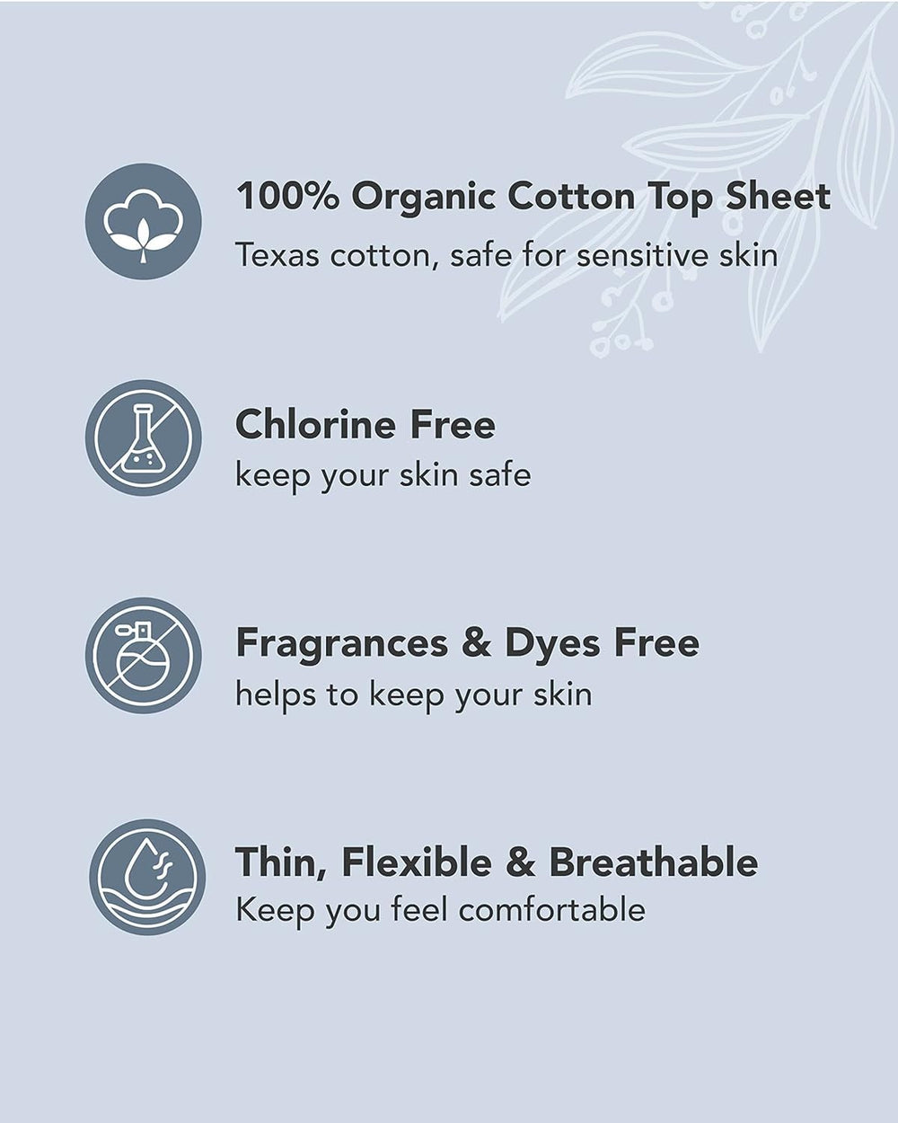 OCBON Texas organic cotton top sheet offers a gentle touch