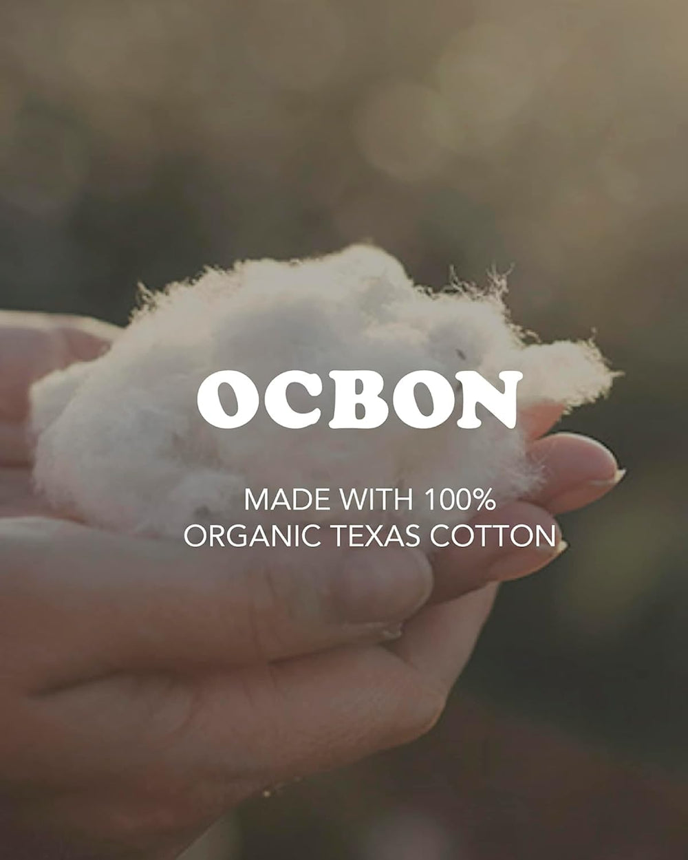 OCBON ultra-thin overnight pad shows a slim, discreet profile