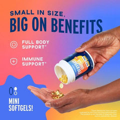 Oceanblue burpless fish oil 720mg bottle shown for heart health support