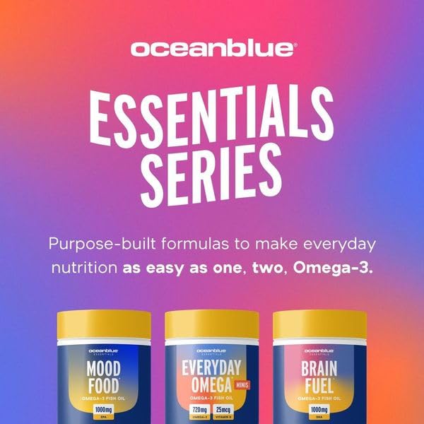 Oceanblue minicap packaging highlighting compact travel-friendly design