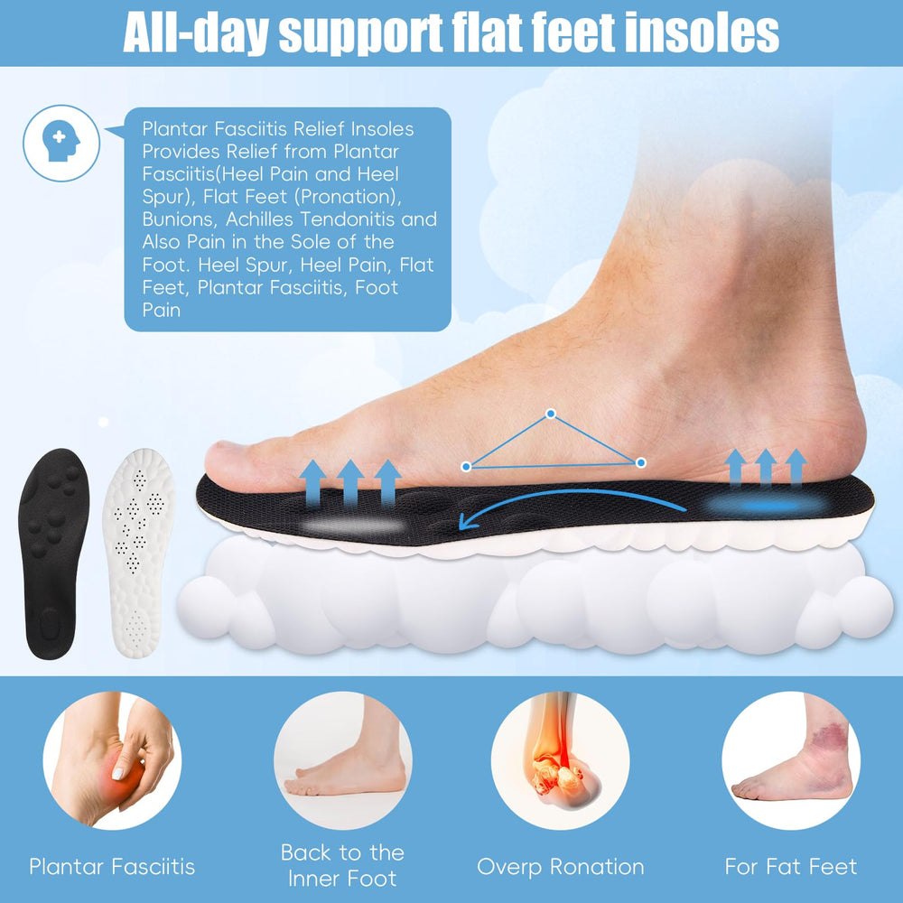 ocpcrn U-shaped heel cup reduces impact on joints and knees for smoother steps.