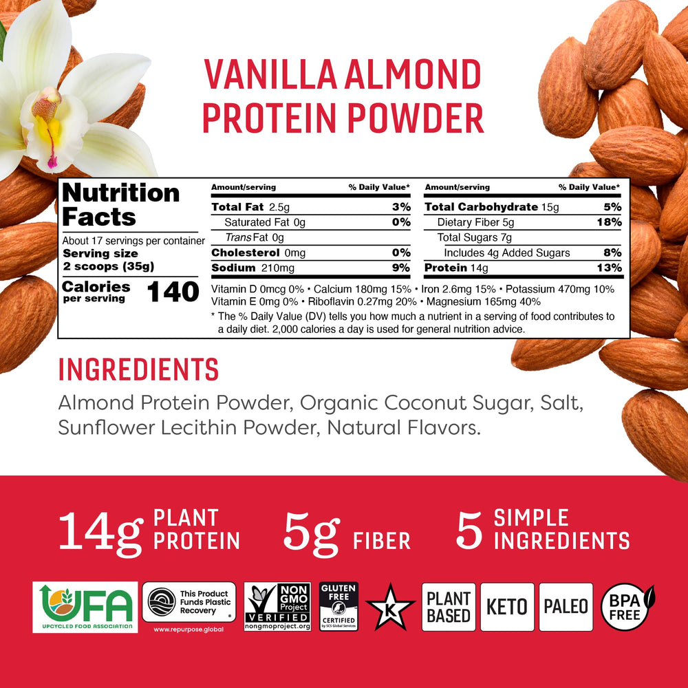Octonuts Vanilla Almond Protein Powder scoop for easy shake addition.