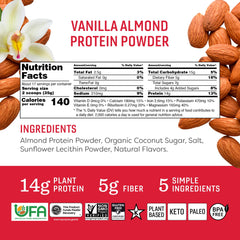 Octonuts Vanilla Almond Protein Powder scoop for easy shake addition.