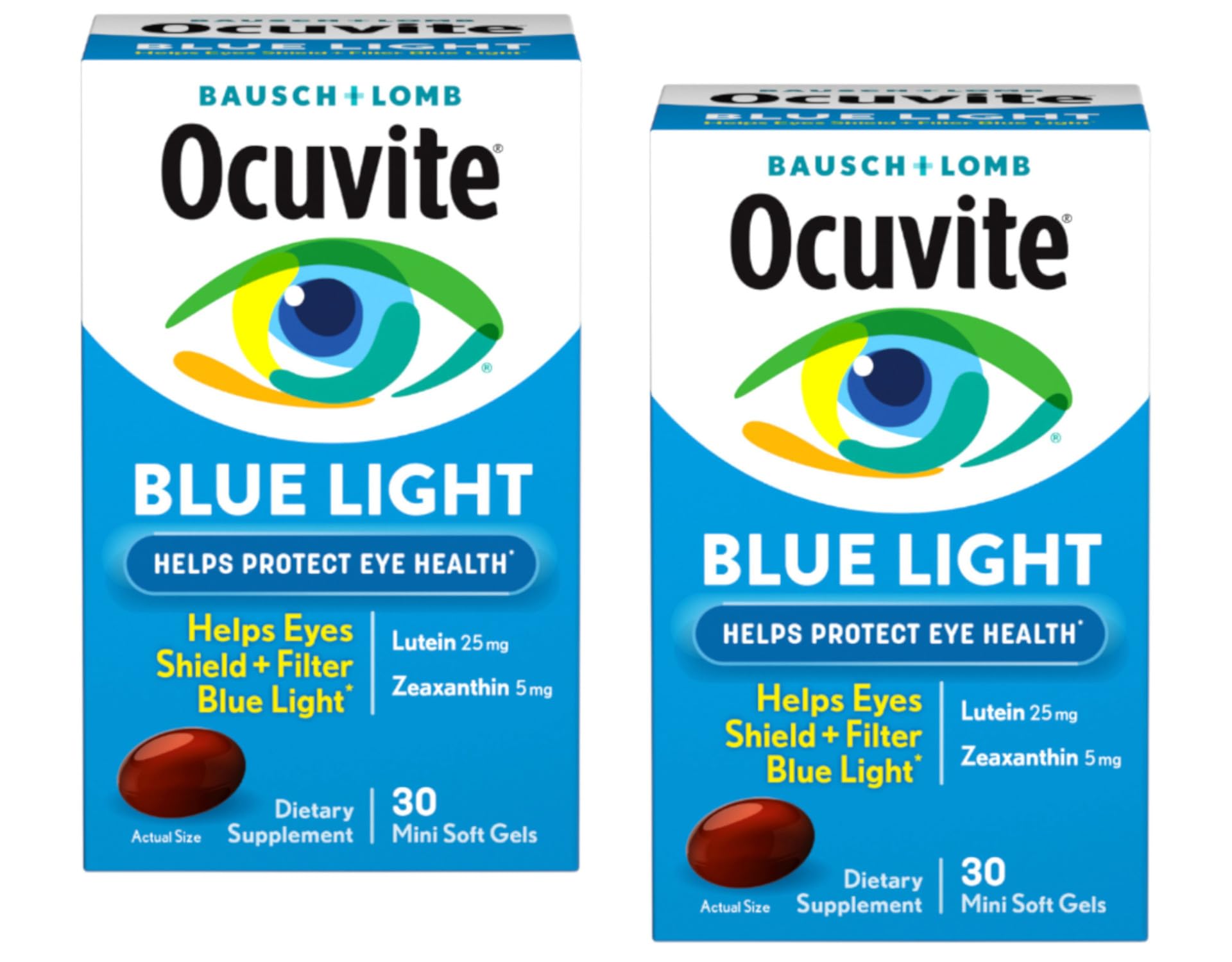 Ocuvite Blue Light packaging front shown for quick reference