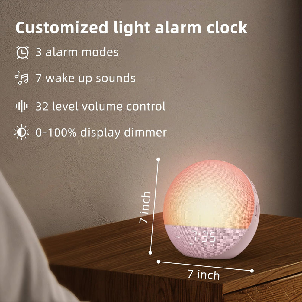Odokee compact bedside clock delivering clear stereo audio