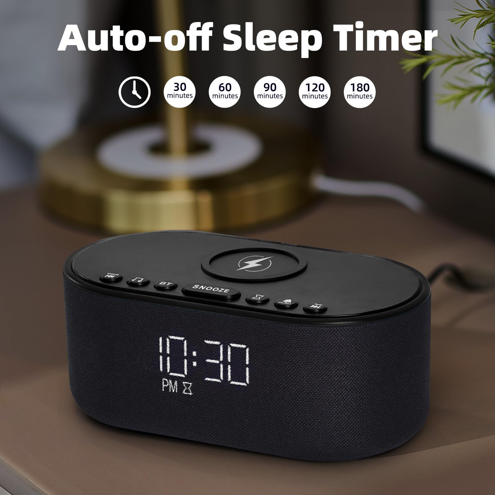 Odokee sound machine alarm clock modern minimalist design for any room