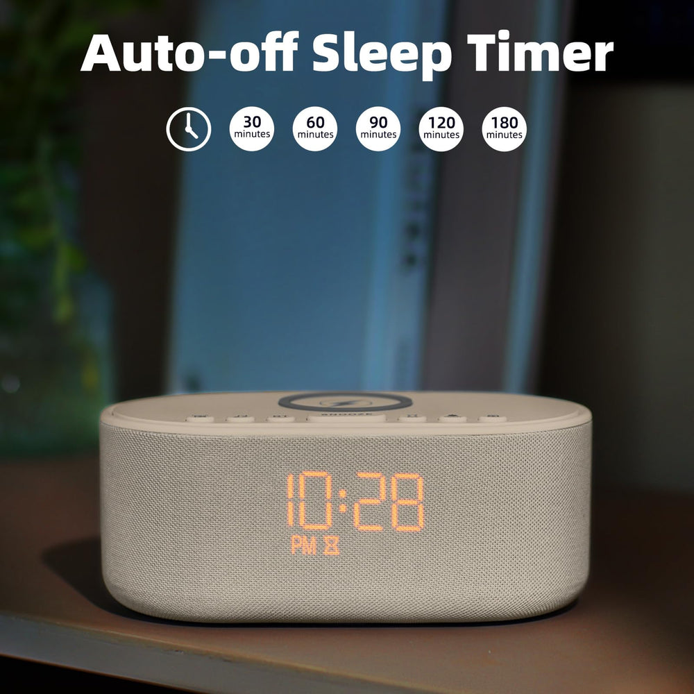 Odokee bedside clock with nature and lullaby sounds for calm evenings.