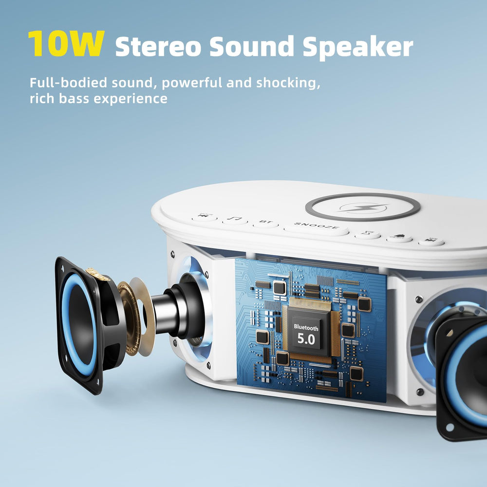 Odokee sound machine alarm clock sleep timer for automated bedtime sessions