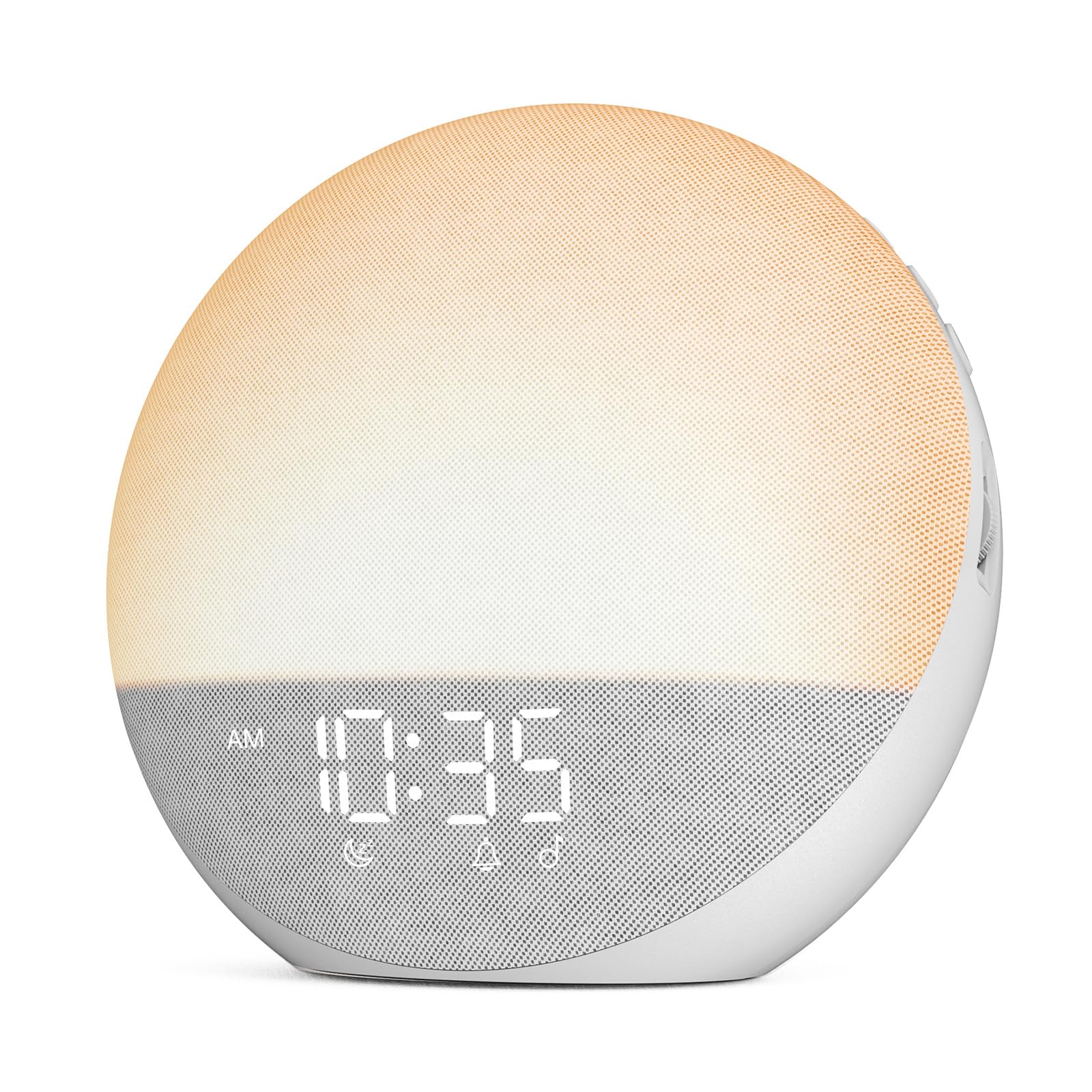 Odokee Sunrise Alarm Clock front view showcasing gentle sunrise wake feature