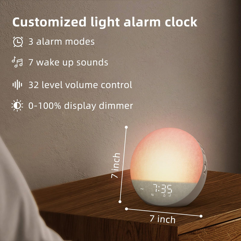 Odokee Sunrise Alarm Clock kid-friendly design supporting gentle wake for children.