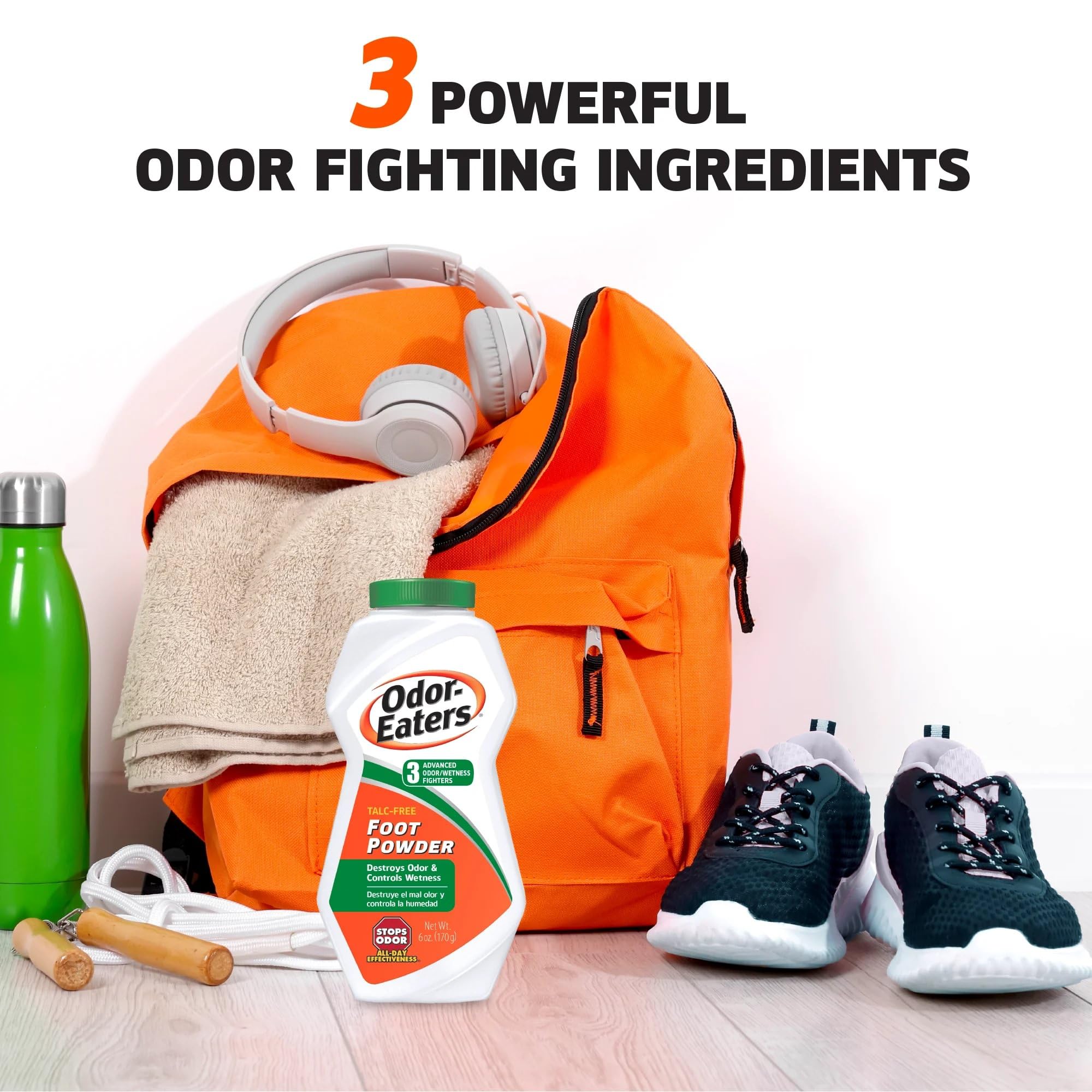 Odor-Eaters foot powder talc free formula benefits
