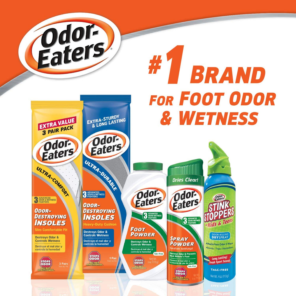 Odor-Eaters Trim-to-Size Guide, for men and women, customizable fit