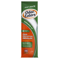 Odor-Eaters Ultra Comfort Insole closeup showing activated charcoal for odor control