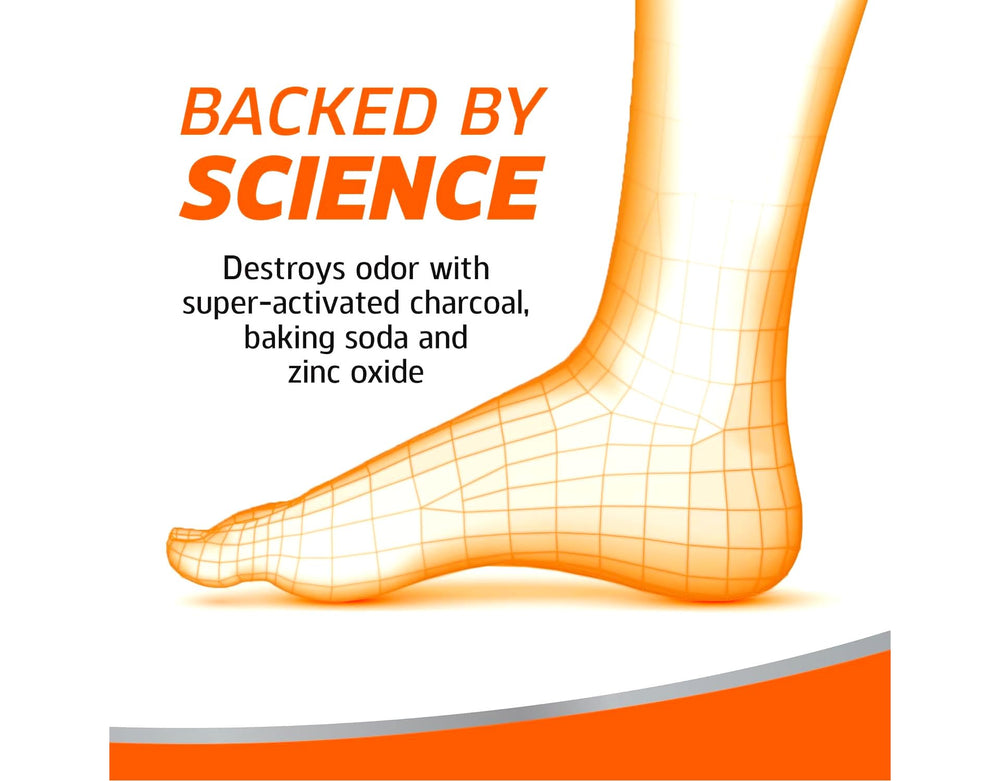 Odor-Eaters Ultra-Durable Insole odor-fighting layer demonstrates triple-layer protection.