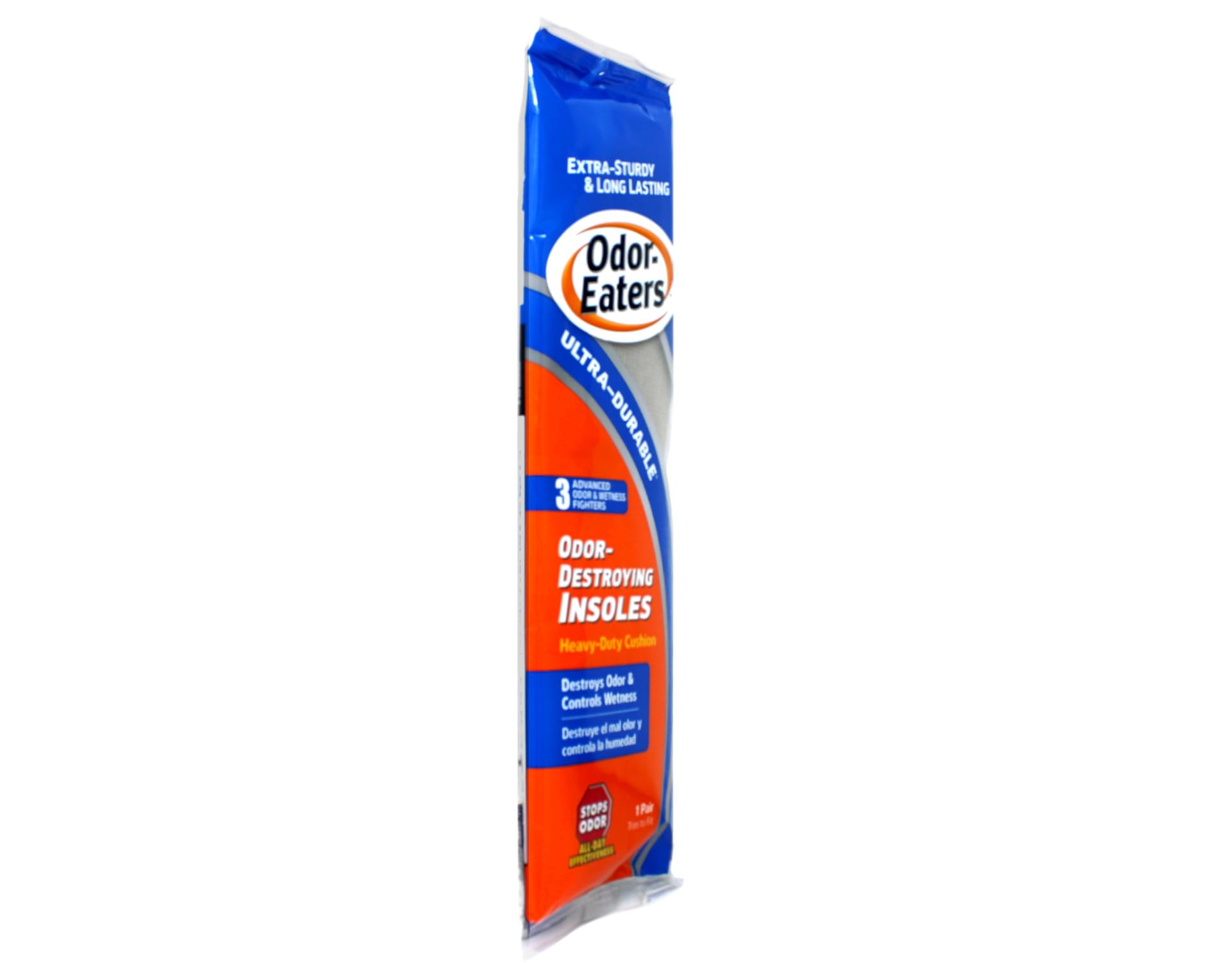 Odor-Eaters Ultra-Durable Insole side profile highlights rugged durability for work.