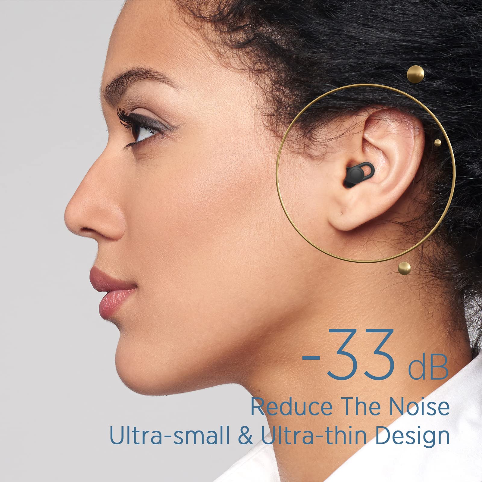 OEDOC ear plugs deliver 33dB noise reduction for calmer environments.