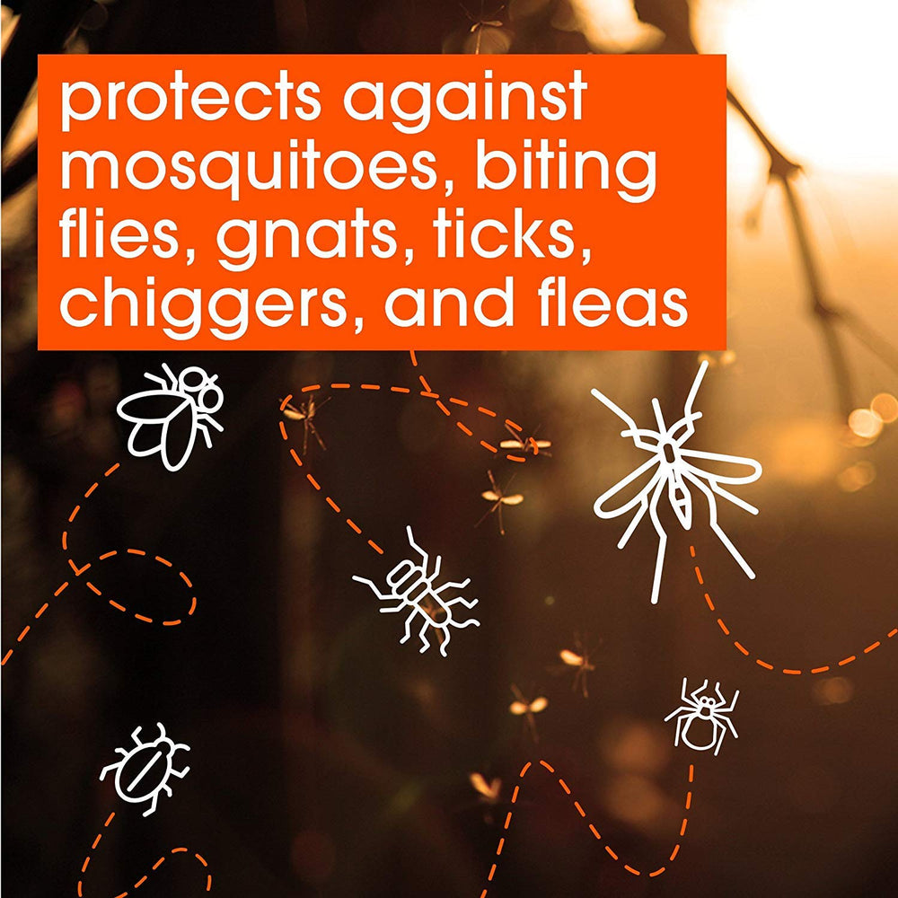 OFF! Active Insect Repellent DEET formulation signals lasting outdoor protection.