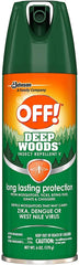 OFF! Deep Woods aerosol spray used upside down for easy application