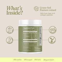Offernova collagen powder poured into coffee blends smoothly for a skin-supportive boost.