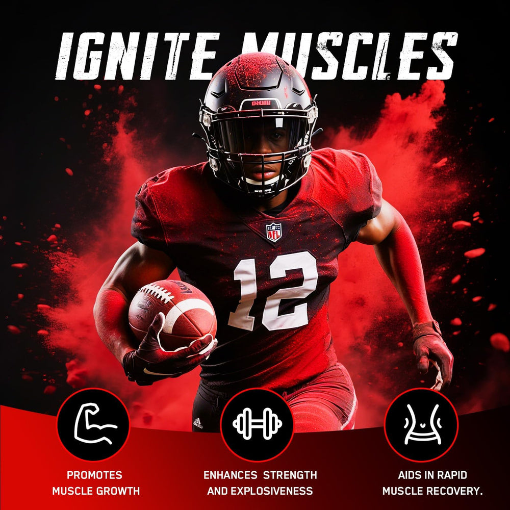 Close-up texture of OFFPTE Creatine Gummies showing chewy form